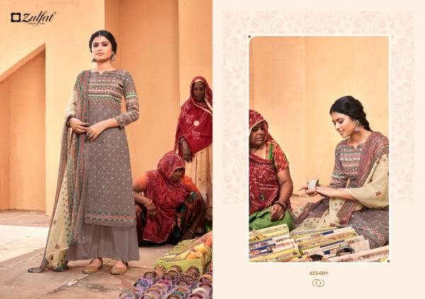 Zulfat Riyasat New Fancy Casual Wear Cotton Designer Dress Material Collection